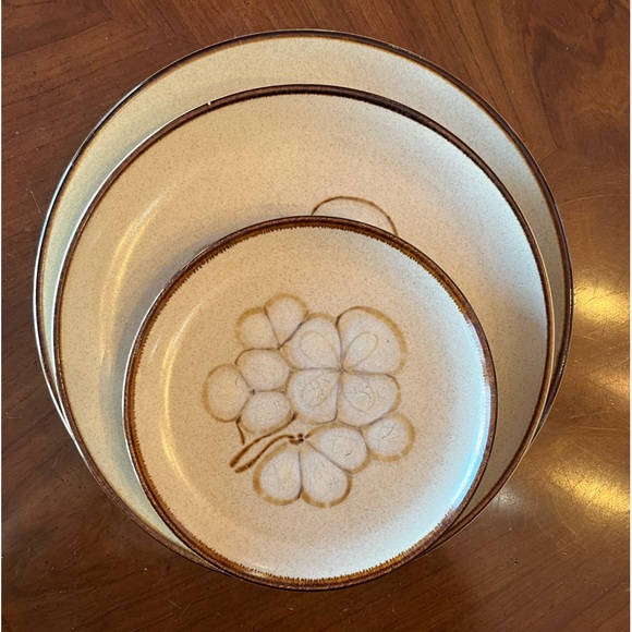 One Chop Plate Yamaka 60s Sandia Timberland Stoneware SY-6635 12.25” Platters - Picture 4 of 8